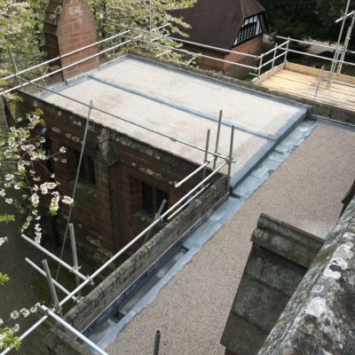 A Cheshire church flat roof renovation