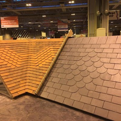 William Emerton's winning roof at Skillbuild 2016, N.E.C. Birmingham.